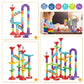 Blacka Marble Run Set for Kids - STEM Educational Toy, Small, Multicolor, Building Blocks & Glass Marbles, Ages 4-8, Perfect Birthday Gift