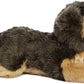 Aurora Adorable Flopsie Yorky Stuffed Animal - Playful Ease - Timeless Companions - Gray 12 Inches
