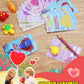 Feltom 28 Pack Valentines Day Cards Gift For Kids With Mochi Squishy Toys Set To Squeeze, Valentine School Classroom Exchange Pr