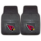 Arizona Cardinals 27 x 18 2-Pack Vinyl Car Mat Set