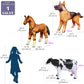 Jet Creations Inflatable Animal Trio: Cow, Horse, German Shepherd, Toy for Endless Fun Decor Party Balloons for Kids Adults Birt