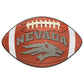 FANMATS 1001 Nevada Wolfpack Football Rug - 20.5in. x 32.5in. | Sports Fan Home Decor Rug and Tailgating Mat
