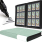Toploader Binder  Holds 360 Top Loaders - 9-Pocket Top Loader Binder for 3 x 4 Rigid Card Holders for Trading Cards or Sports Cards  Model B -Asakusa Green