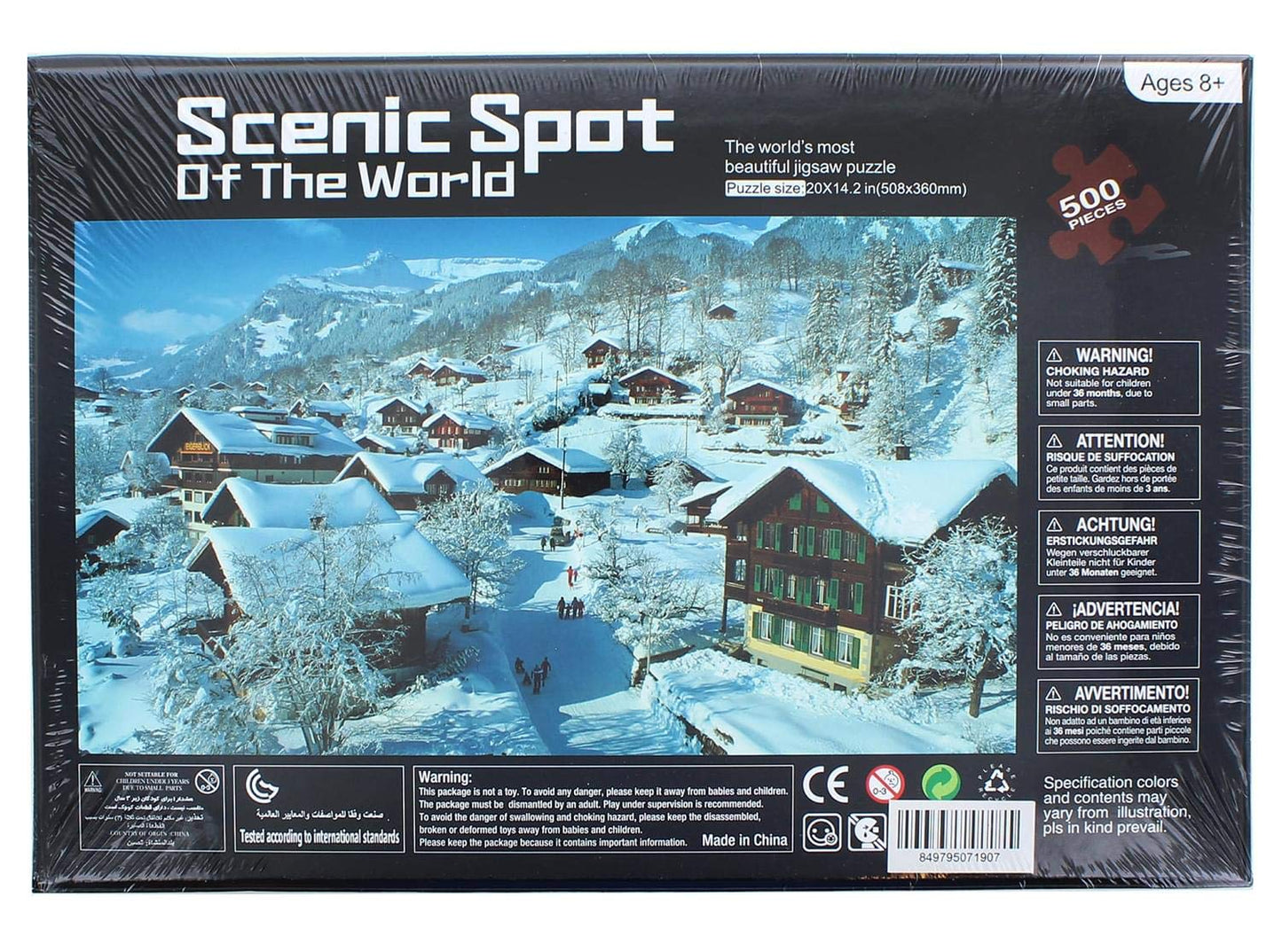 Scenic Spot Of The World Hotel Eigerblick 500 Piece Jigsaw Puzzle