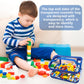 6 Packs Clear Toy Storage Bags- 9.4 X 6.7 X 4.3 Inch Transparent Pvc Toy Organizing Bags With Zipper- Waterproof Toy Storage Org