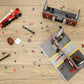HSANHE City Fire Rescue Building Set, 1823 PCS, Small, Red, Compatible with Lego
