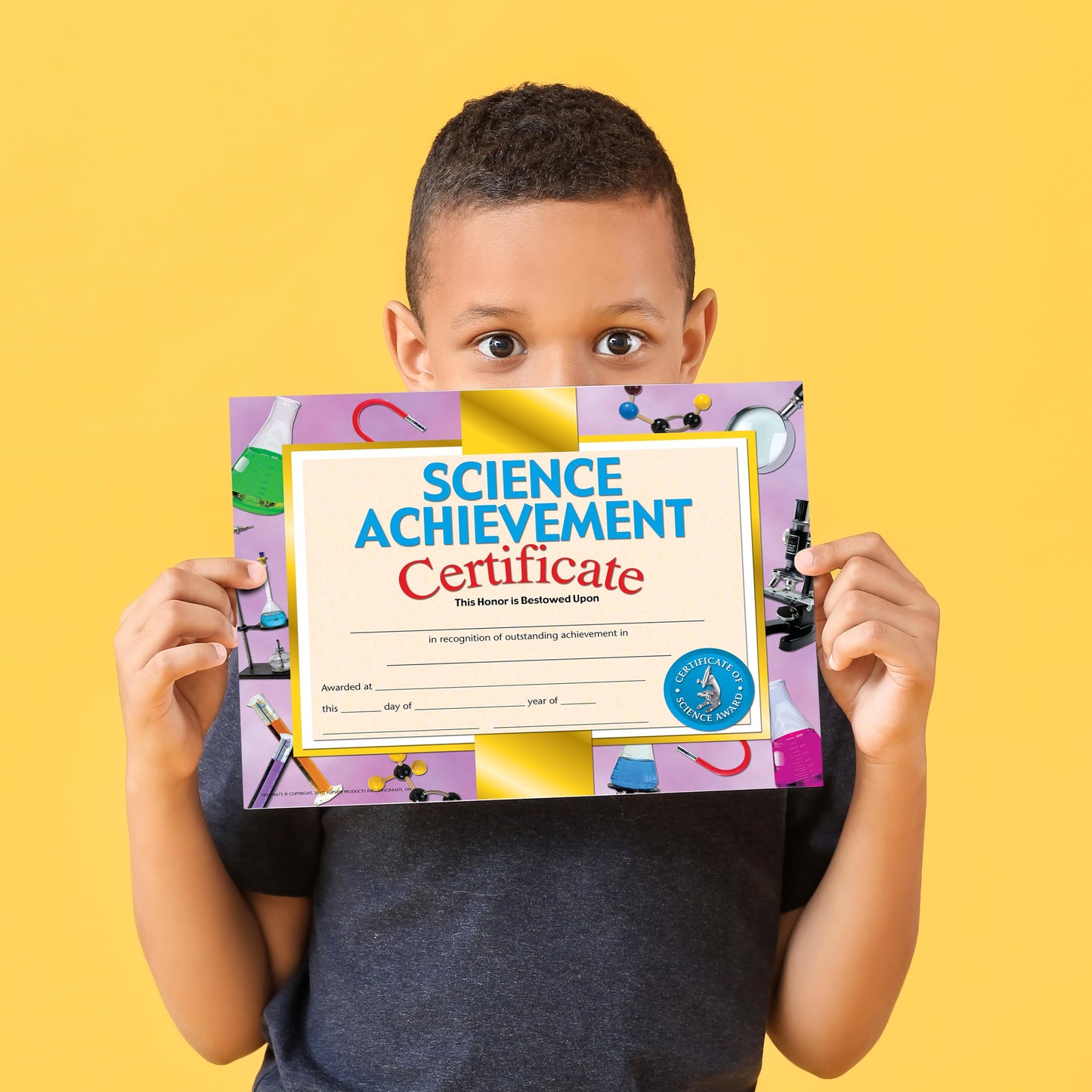 Hayes Science Achievement Certificate, 8.5'' X 11'', Pack Of 30