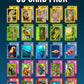 100 Pics Smart Cards Animals, 7 Games In 1, Pairs, Snap, Trumps, Rummy, Memory Quiz, Learn Facts, Travel Game, Gift, Stocking Stuffer, 50 Cards, Age 5+, 1-8 Players