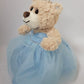 Kinnex Collections Since 1997 12'' Quince Anos Last Doll Teddy Bear With Dress (Centerpiece) ~ Arc09832-4 (Baby Blue)