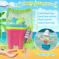 Kubusfly Beach Toys For Toddlers, Sand Castle Toys With 3 Sand Bucket, 6 Sand Shovels, Mesh Bag & Sand Molds Travel Sand Toys Fo