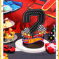 MiniInflat Race Car 2nd Birthday Number Sign Centerpiece Race Car Theme 2nd Birthday Party Supplies Wooden Table Decoration Phot