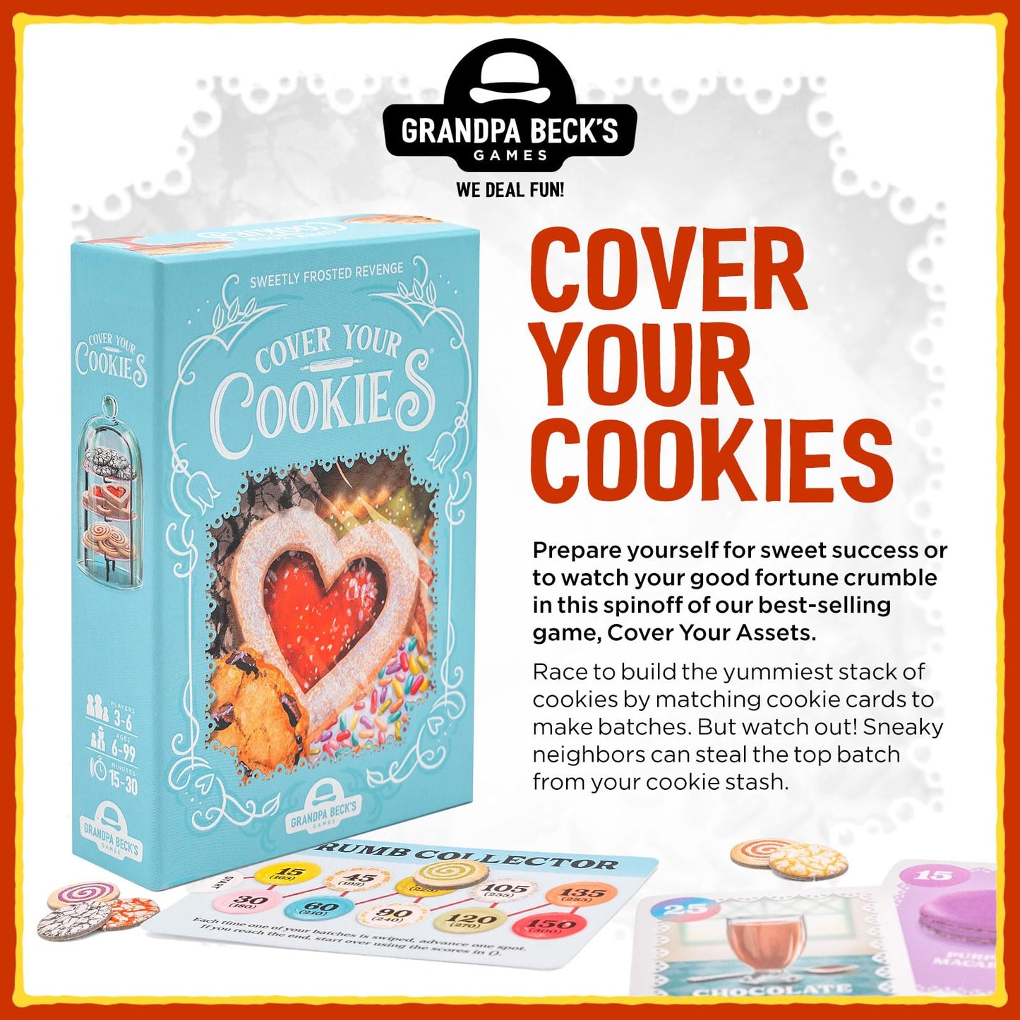 Cover Your Cookies - A Set Collecting Card Game By Grandpa Becks Games | From The Creators Of Cover Your Assets And Skull King