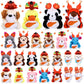 Soulchen 24 Pcs Mini Fall Thanksgiving Stuffed Animal Bulk Small Thanksgiving Day Plush Animals Soft Tiny Autumn Pumpkin Turkey 