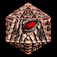 Metal D20 Dnd Dice Set - Dragon Scale Metallic 20 Sided Giant Polyhedral Dice,35Mm Large Dragon Eye Metal D&D Dice Set For Dunge
