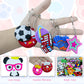 75PCS Cartoon Keychains Bulk for kids Adorable Backpacks Keychains Donut, Ball, Desserts, Axolotl, Sloth, Rainbow Bulk Key Chain