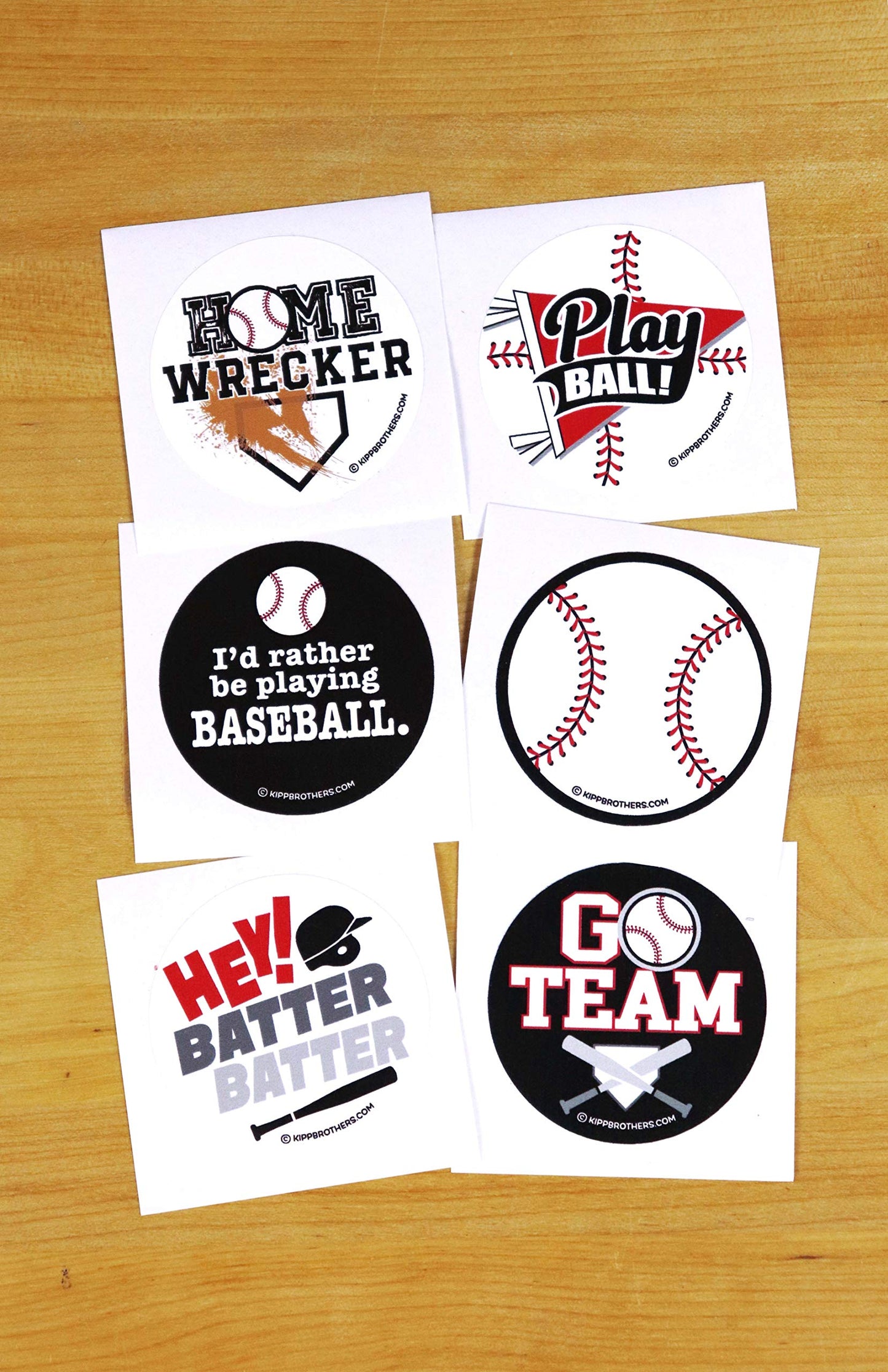 Assorted Baseball Sports Sticker Sheet Pack - 102 Stickers