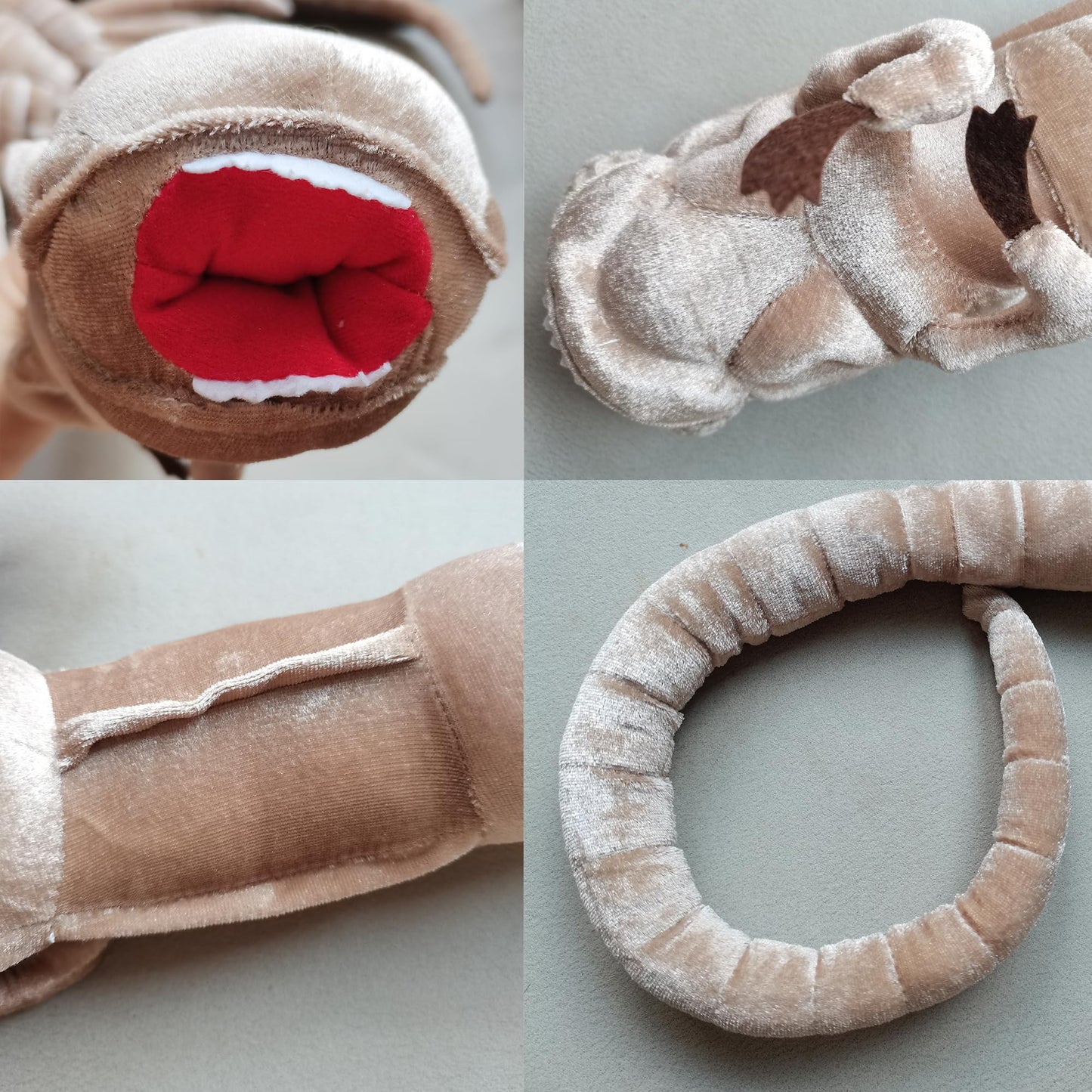 Abawaka Alien Facehugger Plush Chestburster Stuffed Animal Soft Toy Doll From Horror Film (Chestburster)