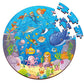Webby Wooden Ocean Jigsaw Puzzle, 60 Pcs, Multicolor