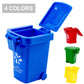 Nunkitoy Trash Can Toy,Garbage Truck'S Trash Cans, Mini Curbside Vehicle Garbage Bin Trashcan Great For Kids Toddlers (2 Inches)