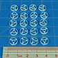 Litko Plane Propeller Discs Compatible With The Blood Red Skies, 1.5Mm Clear (20)