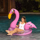 Poolcandy Inflatable Animal Pool Tubes & Swim Rings (Flamingo Glitter Filled 48'' Inch Animal Pool Tube Swim Ring)