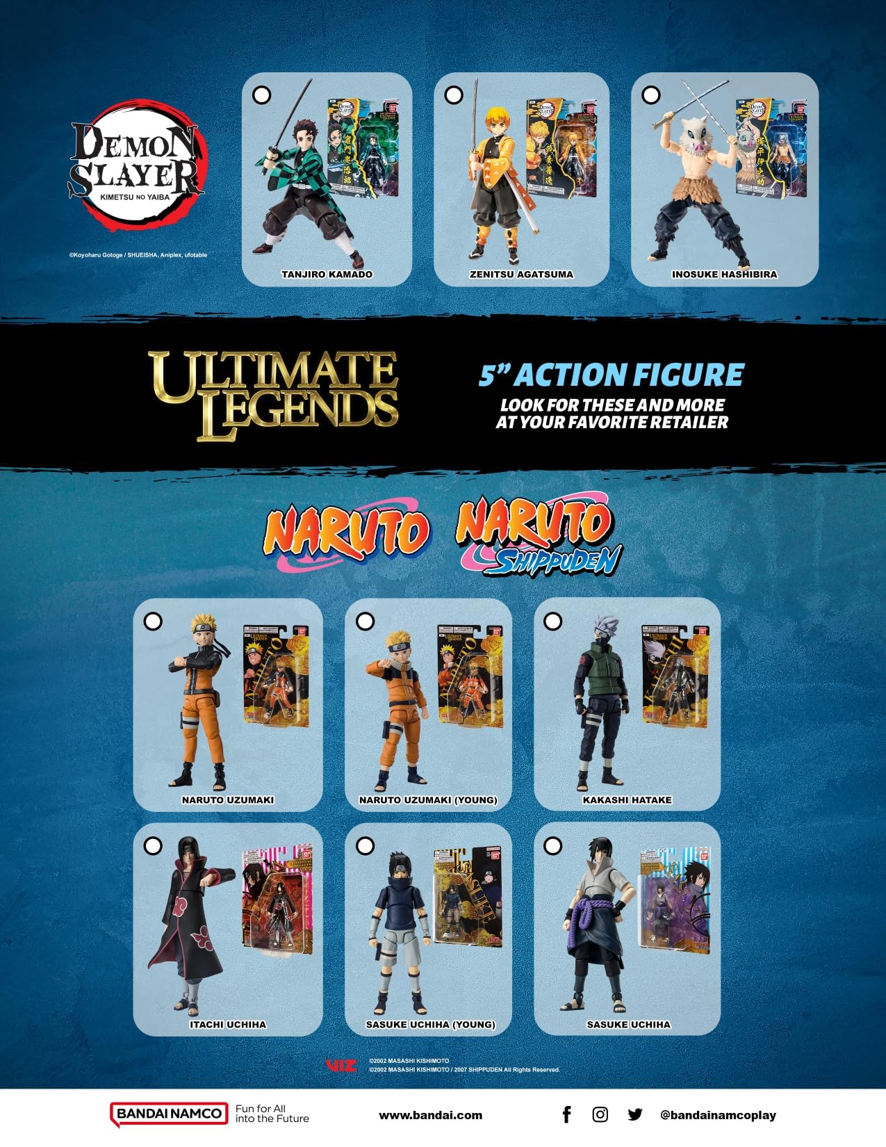 BANDAI NAMCO Naruto Action Figure - 5" Sasuke Uchiha (Adult) - PVC Model 87535