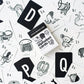 Wee Gallery Educational Flashcards For Babies, Black And White Animal Alphabet Learning Cards, Double Sided, Ideal For Visual Stimulation, Cognitive Development In Babies And Toddlers
