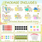 LARDUX Farm Animal Party Favors, 24PCS DIY Wooden Arts & Crafts Painting Kit for Kids Ages 4-8 8-12, Glow in The Dark Party Favo