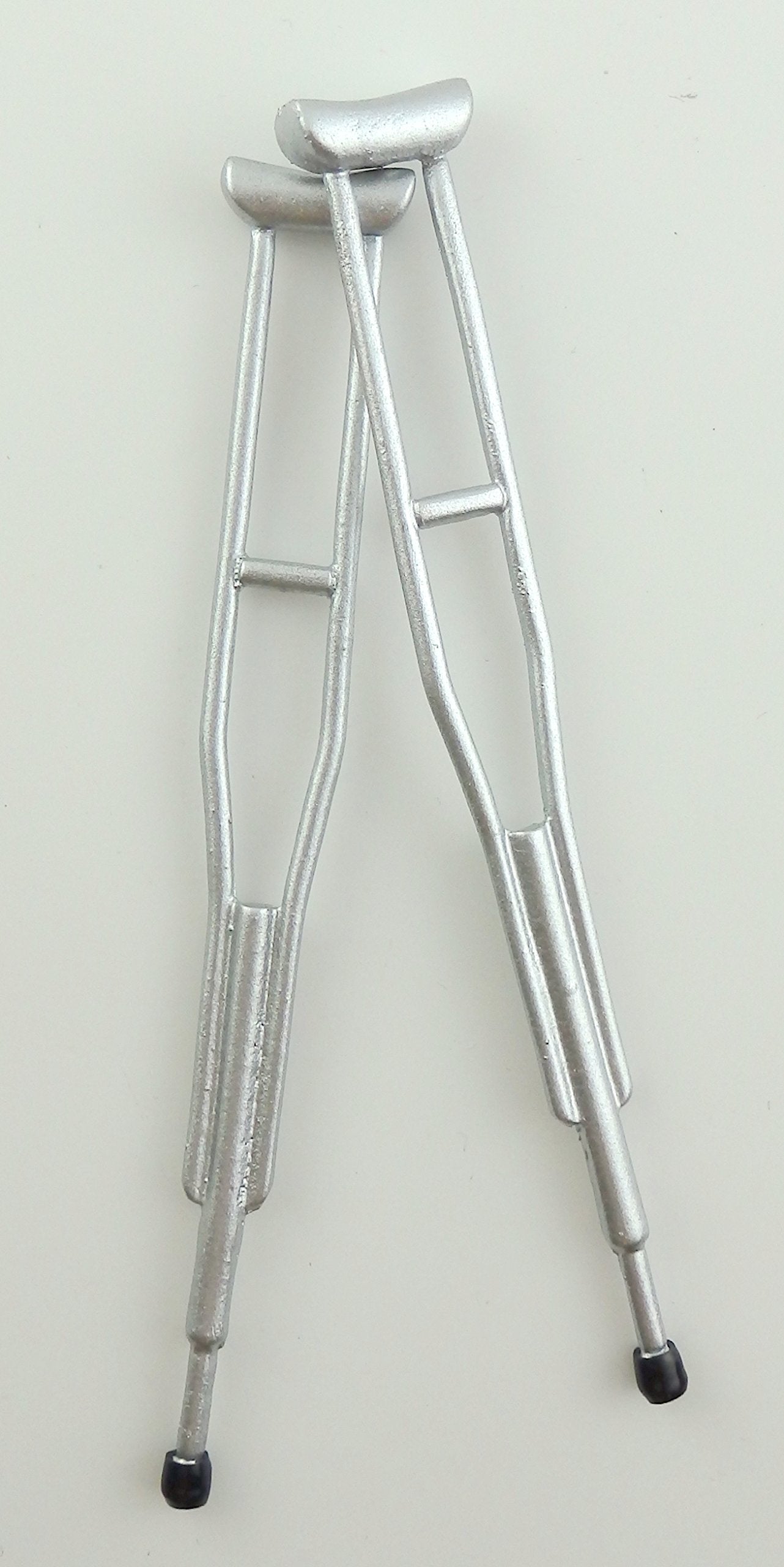 Dollhouse Miniature 1:12 Scale Pair Of Crutches By Town Square Miniatures