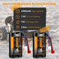 VICMILE 7.4V Li-ion Battery 3300mAh High Capacity RC Battery with Deans T Plug 2S Rechargeable Battery with 1 to 2 USB Charger F