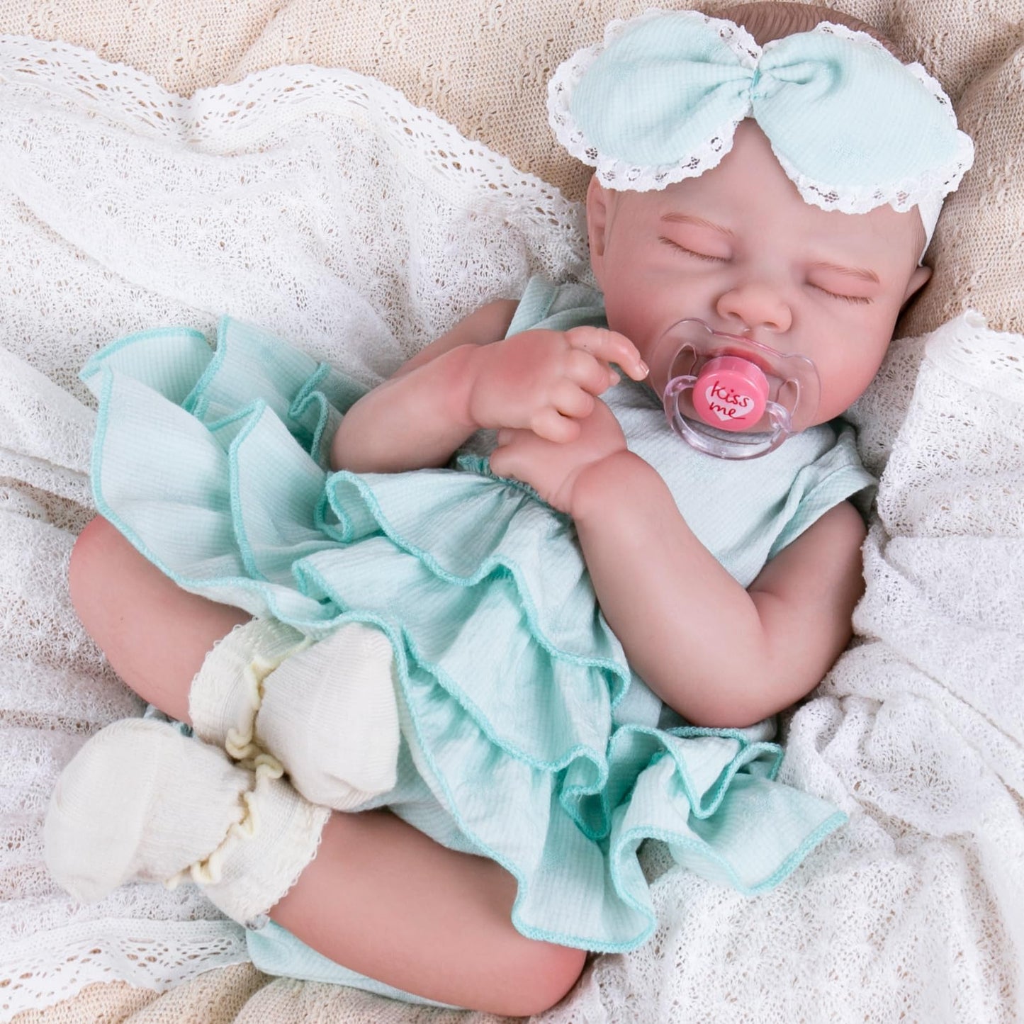 Aori Lifelike Reborn Baby Dolls Real Life Realistic Baby Dolls 20 '' Sleeping Newborn Baby Girl With Doll Accessories For Girls 3+