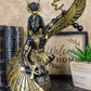 Ebros Gift Egyptian Goddess Of Motherhood And Magic Mother Isis Ra Holding Ankh With Open Wings Decorative Statue 9' H Gods And Goddesses Of Egypt Figurine