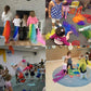 Lolakee Dance Scarves 12 Pcs Juggling Scarves for Kids Play Silk Scarve for Babies Toddlers Children Movement Learning Education