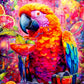 Springbok Paradise Parrot 1000 Piece Jigsaw Puzzle for mature-themeds Features a Colorful Parrot Sipping a Margarita in a Jungle Paradise