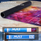 Biouai Mtg Playmat For Magic The Gathering Play Mat, Stitched Playing Mat With Tube Case For Mtg Card Game Playing (Purple Starr