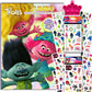 Bendon Trolls Coloring Activity Book and Sticker Set for Kids