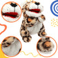 Cuteoy Plush Cheetah Hand Puppet Stuffed Animal Toy Open Movable Mouth Creative Role Play Storytelling Plushies Gifts For Kids Toddlers Birthday Christmas