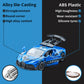 KIDAMI Pull Back Cars for Kids, Vehicles Race Toys, Diecast Cars Playset with Door Openable, Friction Powered Cars Toys for Todd