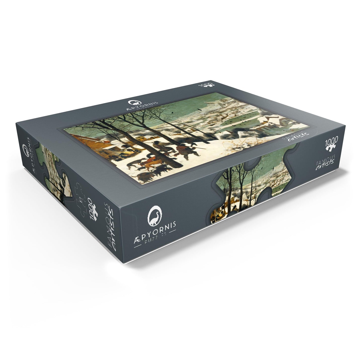 Mypuzzle Hunters In The Snow 1565 By Pieter Bruegel The Elder - Premium 1000 Piece Jigsaw Puzzle For Adults