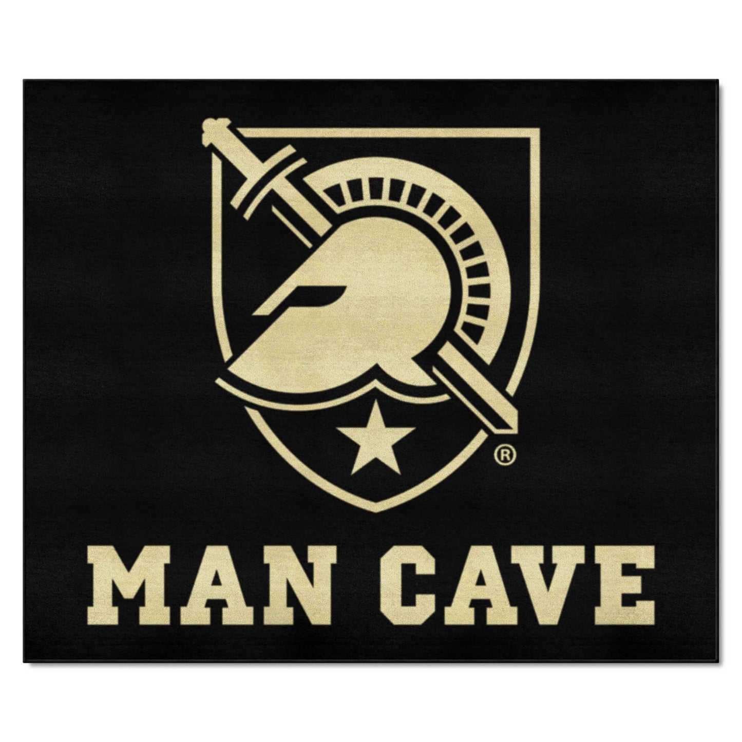 FANMATS 17235 Army West Point Black Knights Man Cave Tailgater Rug - 5ft. x 6ft. Sports Fan Area Rug, Home Decor Rug and Tailgat