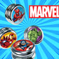 JA-RU Marvel Avengers & Spiderman Yo-Yos, Assorted 6-Pack, Plastic, Kids Toys, Classic 90s, Great for Birthdays & Stocking Stuffers