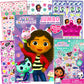 Bendon Gabbys Dollhouse Coloring Activity Book and Sticker Set for Kids