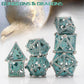 DND Dice HNCCESG Dice Set Eagle Design of 7PC,Metal Dice Hollow D&D Dice for Dungeons and Dragons, D D Gift for RPG Role Playing