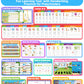 Walenty Preschool Learning Activities Kindergarten Workbooks, Toddler Busy Book Handwriting Practice Activity, Tracing Book For