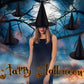 Sumind Halloween Decorations 6 Pcs Hanging Witch Hats With 60 Pcs 3D Bat Spider Stickers, Witch Costume Accessories Floating Witch Hats Halloween Decor(Spider)