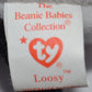 BEANIE BABIES Loosy the Goose Plush Toy - Retired, White, Polyester, Model SG_B00001QEA8