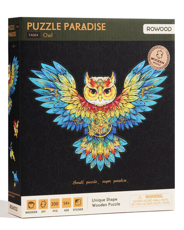 Rowood Owl Jigsaw Puzzles for Adults,DIY Craft Kits,Birthday for Mom/Women