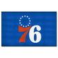 FANMATS 9372 Philadelphia 76ers Ulti-Mat Rug - 5ft. x 8ft. | Sports Fan Area Rug, Home Decor Rug and Tailgating Mat
