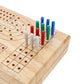 We Games 48 Standard Plastic Cribbage Pegs W/A Tapered Design In 4 Colors - Red, White, Blue & Green