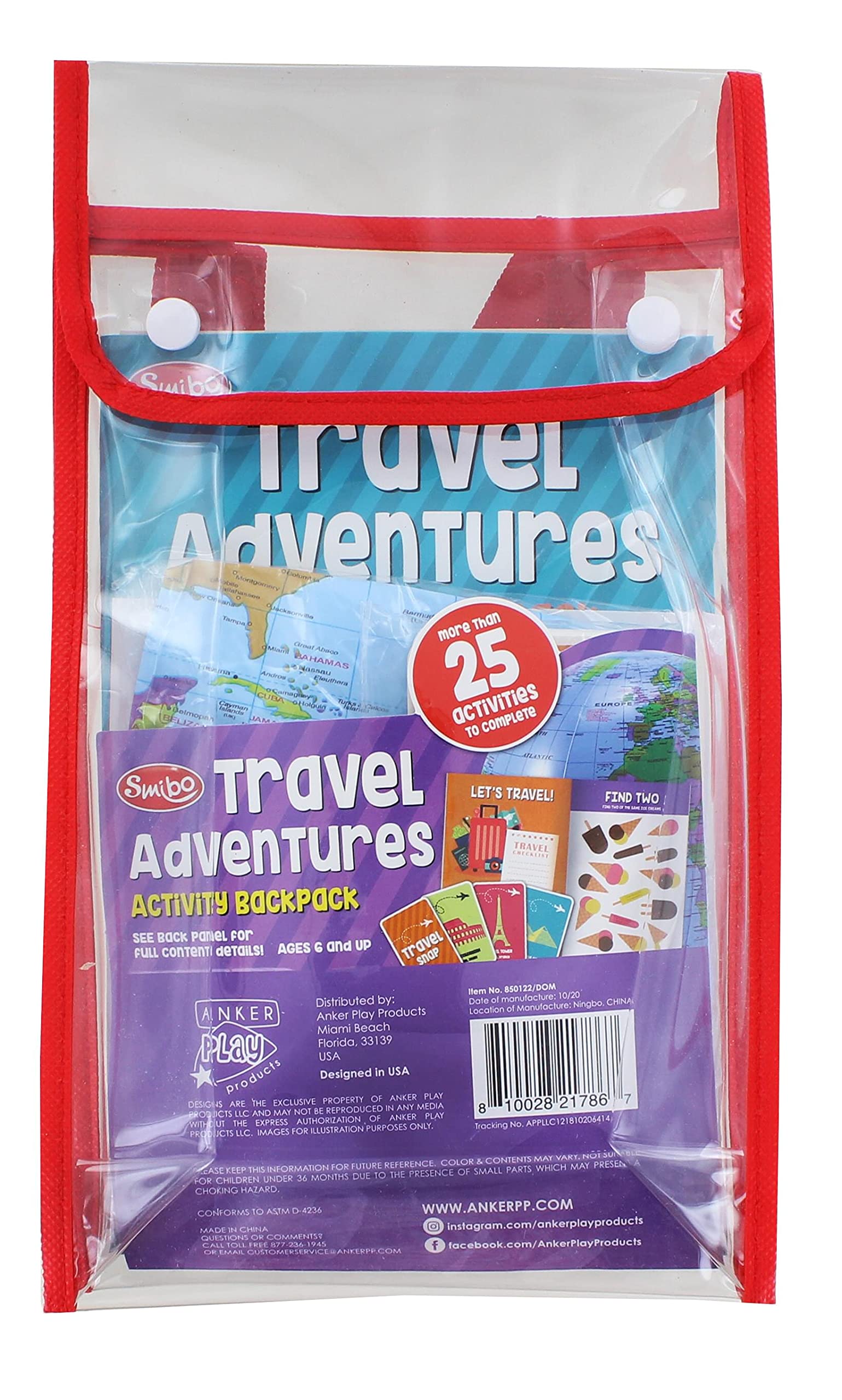 Anker Play Travel Adventures Activity Backpack | More Than 25 Activities to Complete